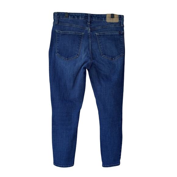 EUC LUCKY BRAND 12/31 Mid Rise Ava Dark Wash Button Fly Ankle Skinny Jean - Picture 3 of 12